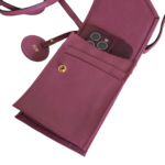 Bolsa estruturada de couro legítimo Ely By Tascheers com acabamento artesanal, divisórias inteligentes e ferragens douradas premium.