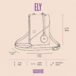 Bolsa estruturada de couro legítimo Ely By Tascheers com acabamento artesanal, divisórias inteligentes e ferragens douradas premium.