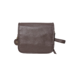 Necessaire de couro legítimo Natache By Tascheers com fechamento em zíper metálico e acabamento artesanal premium.