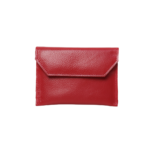 Bolsa envelope de couro legítimo Fernanda By Tascheers com fechamento em aba, design slim e acabamento artesanal premium.