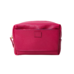 Necessaire de couro legítimo Jussara Grande By Tascheers com amplo espaço interno, formato estruturado maxi, fechamento em zíper e acabamento artesanal de alto padrão.