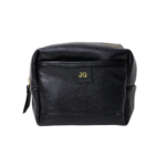 Necessaire Jussara Pequena em couro 100% legítimo: charme compacto e praticidade sob medida para acompanhar você em qualquer lugar, sem ocupar espaço.