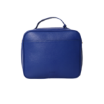 Necessaire de couro legítimo Miguel Monocromática Média By Tascheers com formato retangular estruturado, acabamento unificado em uma só cor e fechamento em zíper.