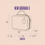Necessaire de couro legítimo New Bárbara Grande By Tascheers com amplo espaço interno, fechamento em zíper metálico superior e design artesanal estruturado.